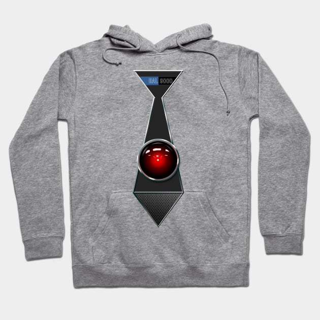 Hal 9000 Tie Hoodie by synaptyx